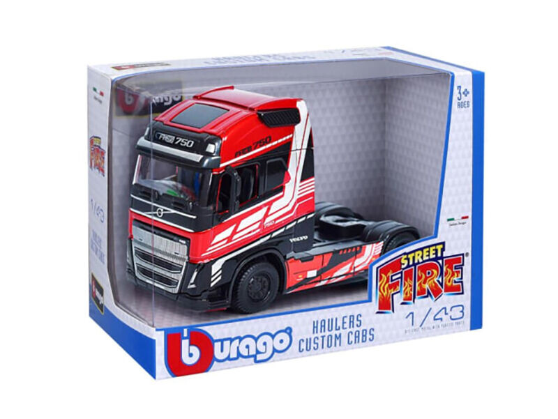 Bburago Volvo FH16 Globetrotter 750 XXL červená 1:43
